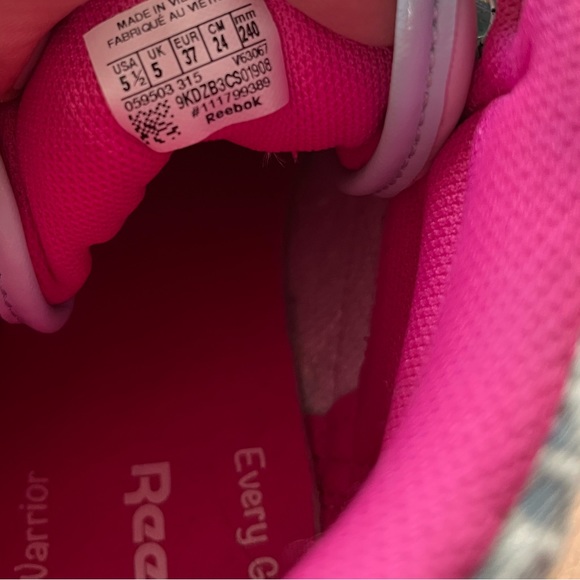 Reebok Freestyle FS Hi Top Strap Barbie style 90’s size Junior’s 5.5 • Women’s 7 - Picture 14 of 14
